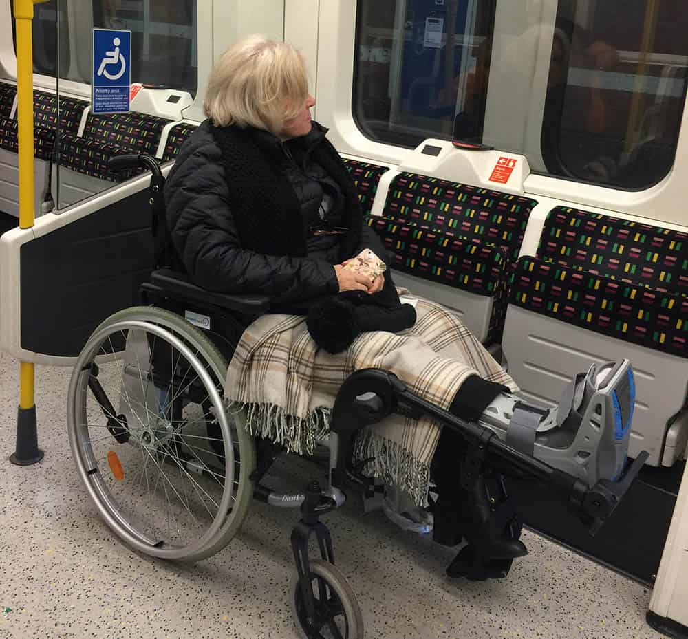 Disabled passenger image