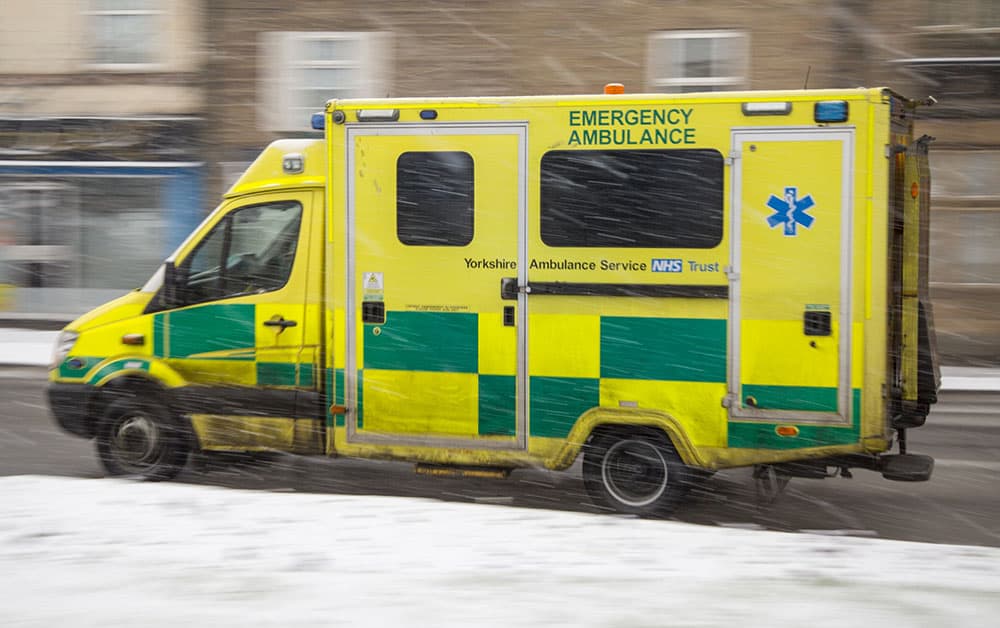 NHS ambulance image
