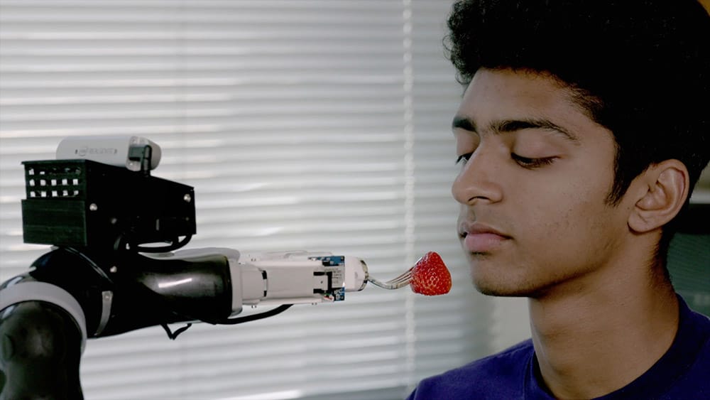 University of Washington's robotic feeding device image