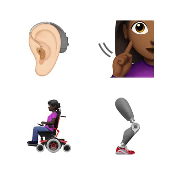Apple disability emojis image