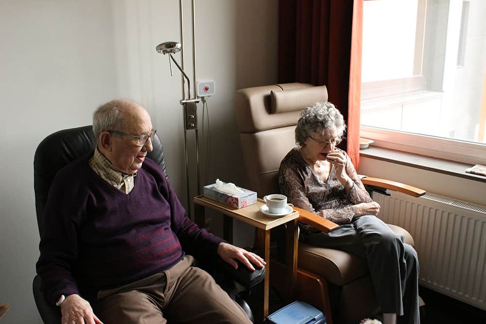elderly couple image