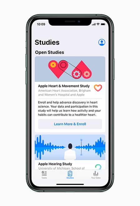 Apple health studies image