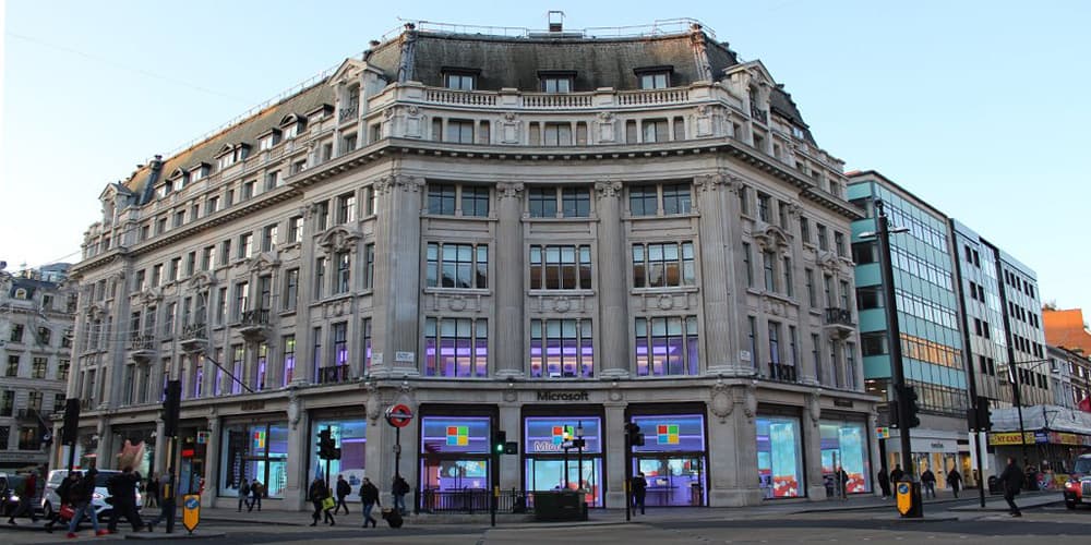 Microsoft London store image