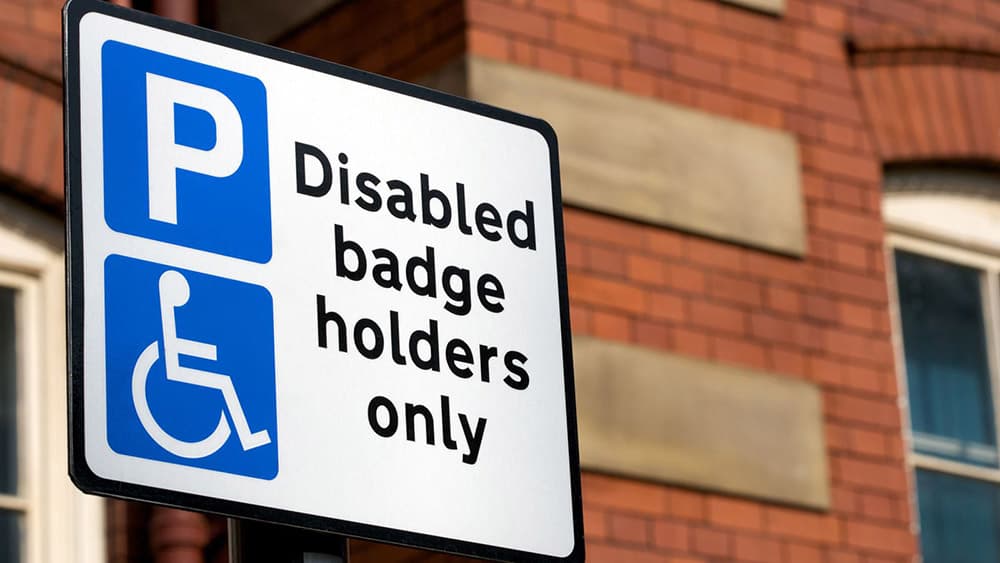 Blue Badge parking image