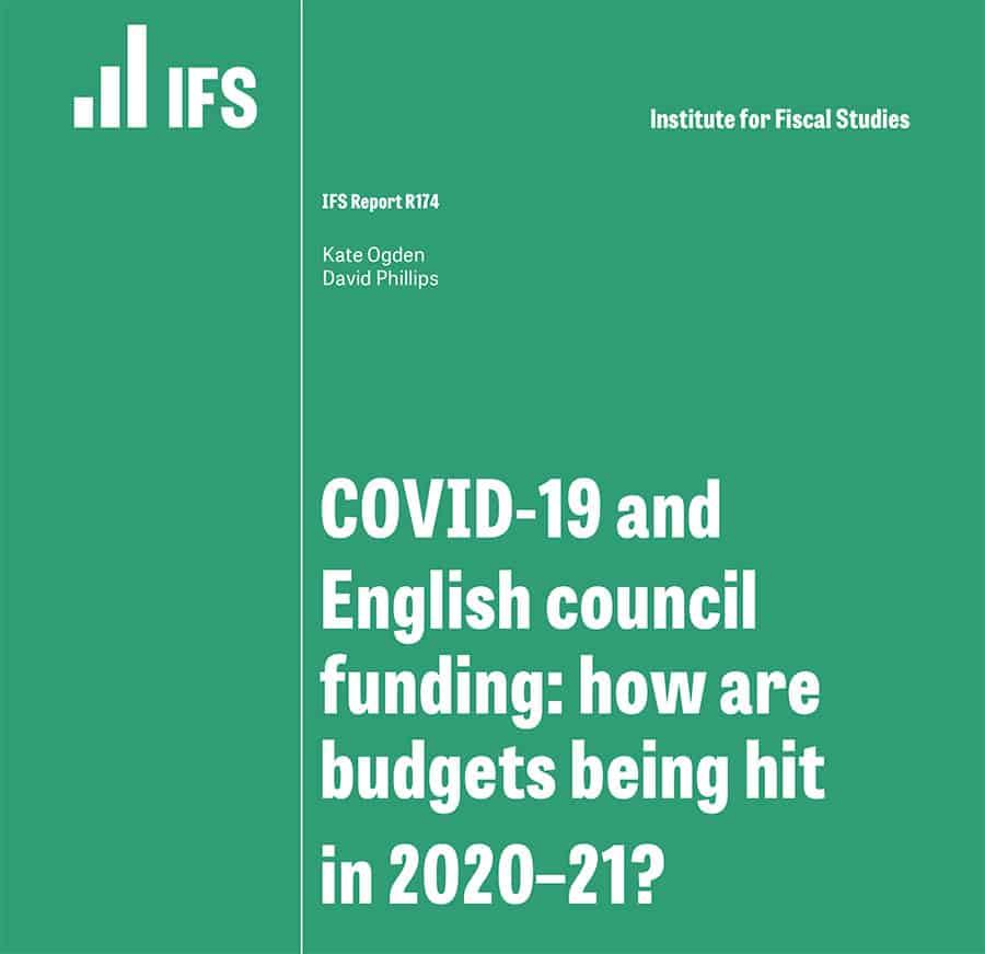 IFS council funding and COVID pressures report image