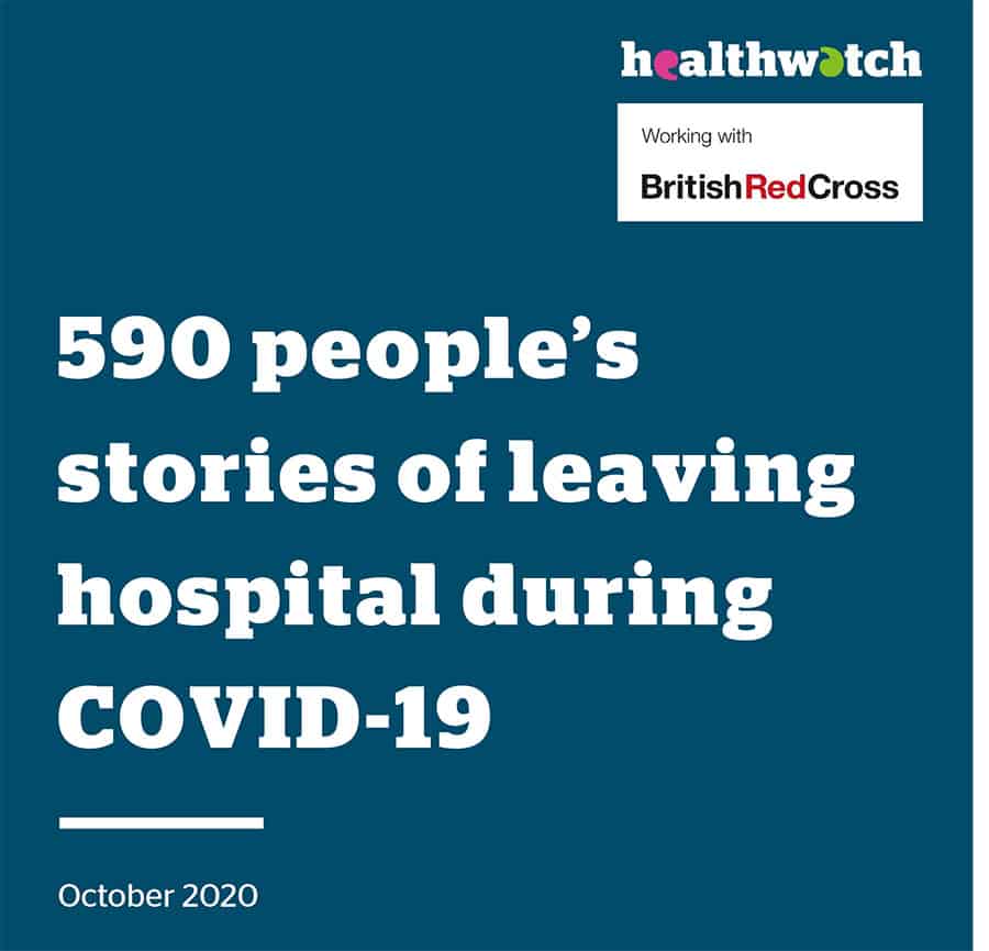 Healthwatch England hospital discharge report