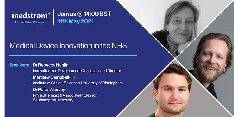 Medical Device Innovation in the NHS webinar image