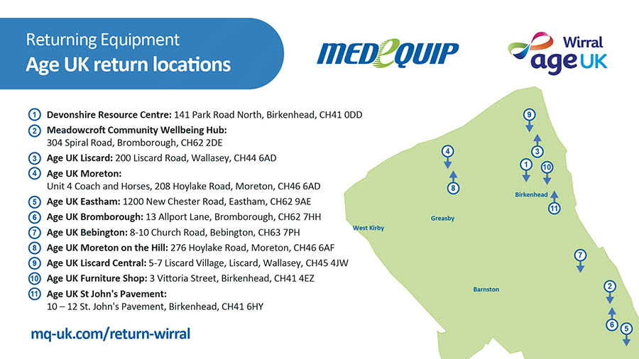 Age UK Wirral and Medequip partnership image