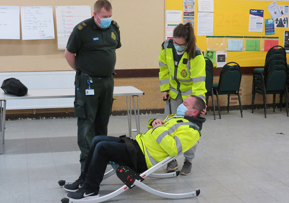 East of England Ambulance Service NHS Trust Charitable Funds falls training image