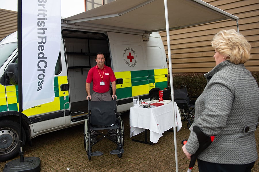 British Red Cross service image