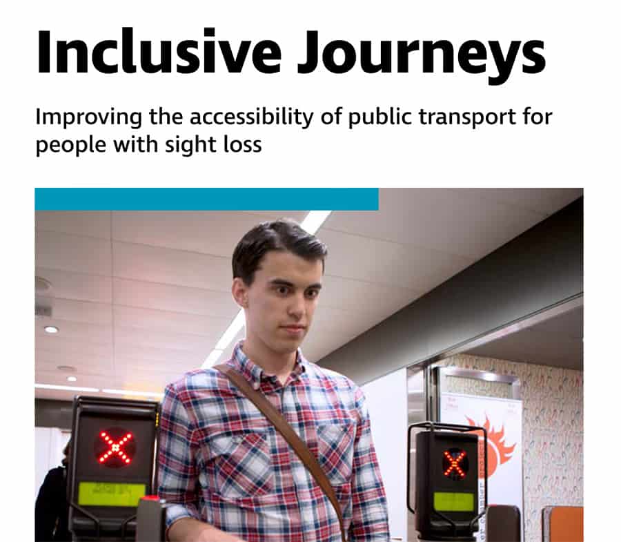 RNIB inclusive journeys report image