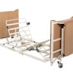 Ultra-low profiling bed launches to assist in further reducing falls in care settings