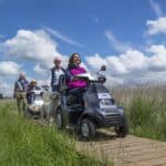 The Big Event attendees have the opportunity to test drive Motability-approved powerchairs